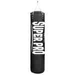 Super Pro Luxury Bokszak PU Vertical Logo Zwart 150cm-0