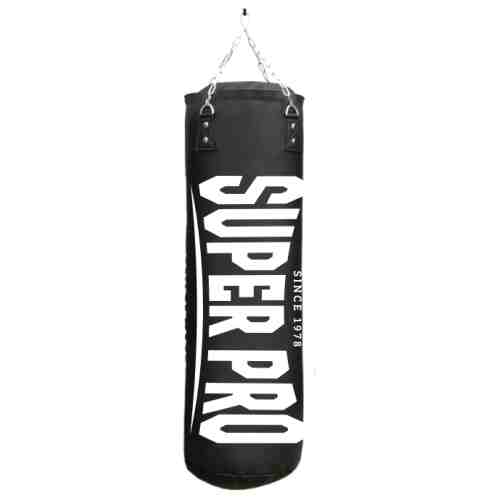Super Pro Pro Luxury Bokszak PU Vertical Logo Zwart 120cm-0