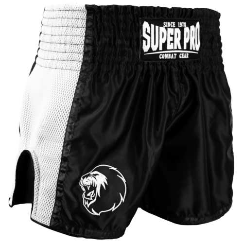 SUPER PRO KICKBOKSSHORT BRAVE ZWART/WIT - www.jokasport.nl