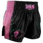 Super Pro Kickboksshort Brave Zwart/Roze – Jokasport.nl