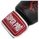 Super Pro Warrior SE Bokshandschoenen Leer Zwart/Rood/Wit - www.jokasport.nl