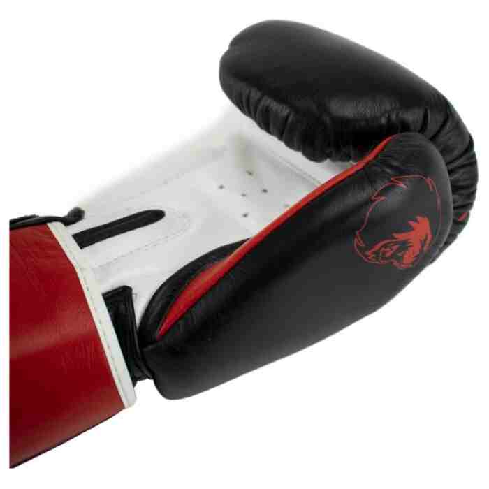 Super Pro Warrior SE Bokshandschoenen Leer Zwart/Rood/Wit - www.jokasport.nl