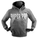 Super Pro Hoody S.P. Logo Grijs/Wit - www.jokasport.nl