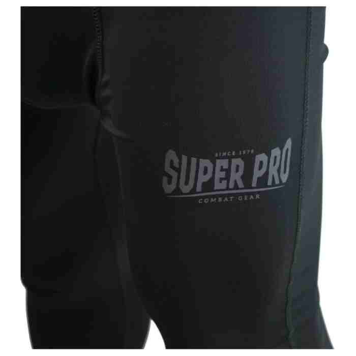 Super Pro Legging Men Lion/Super Pro Logo Zwart/Grijs-312144