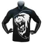 Super Pro T-Shirt Lion Logo – Katoen – Zwart/Wit-530348