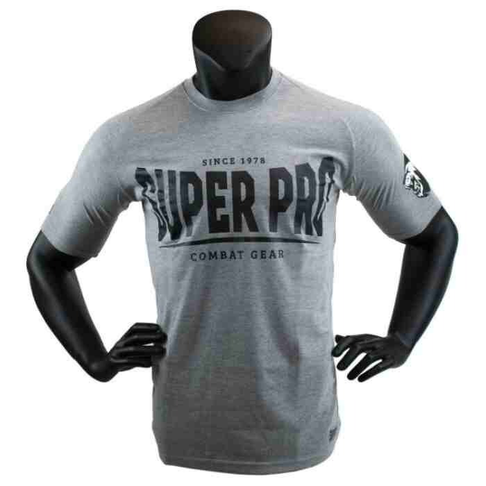 Super Pro T-Shirt S.P. Logo Grijs/Zwart - www.jokasport.nl
