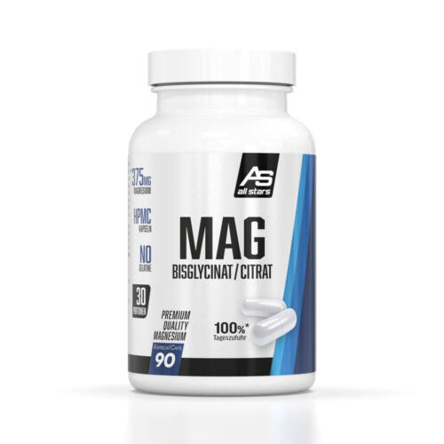All Stars Pure MAG Magnesium Supplement 90 porties jokasport.nl