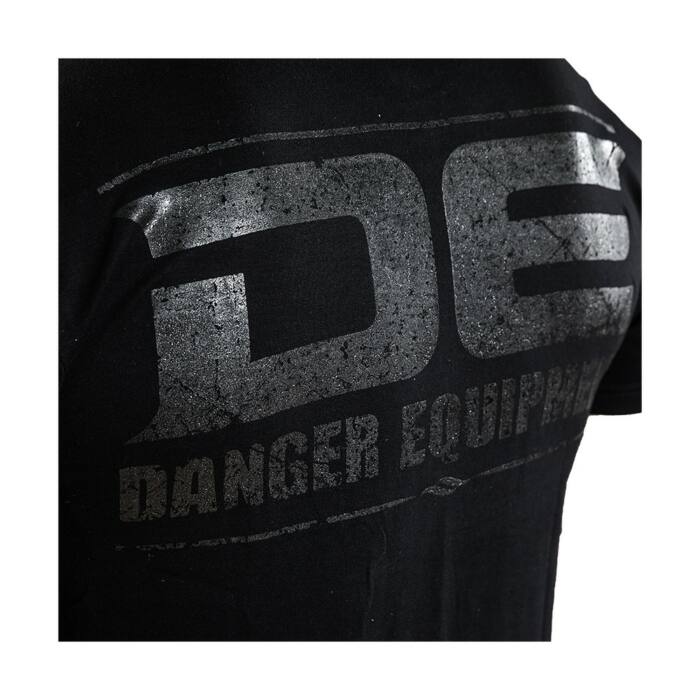Danger Basic T-Shirt Regular Fit - Volledig Zwart - www.jokasport.nl