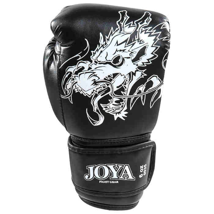 Joya Dragon Kickbokshandschoenen PU - Zwart Wit - www.jokasport.nl