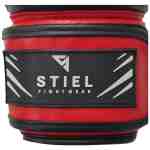 Stiel Thailand Kickbokshandschoenen – Zwart – Rood – www.jokasport.nl