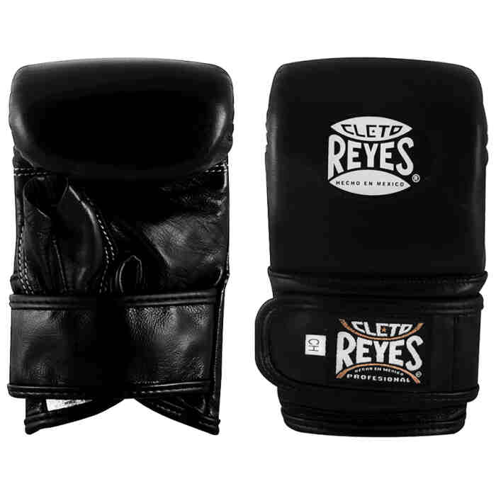 Cleto Reyes Zakhandschoenen - Velcro - Leer - Zwart-0