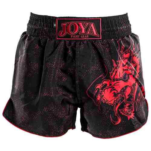 Joya Dragon Kickboks Broekje - Zwart - Rood - Jokasport.nl