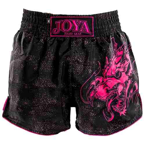 Joya Dragon Kickboks Broekje - Zwart - Roze - Jokasport.nl