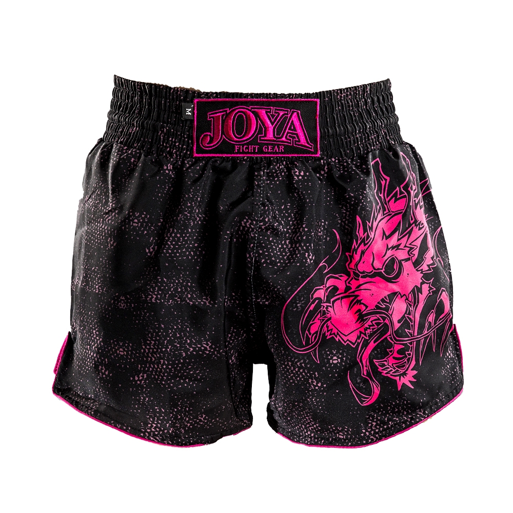 Joya Dragon Kickboks Broekje – Zwart/Roze