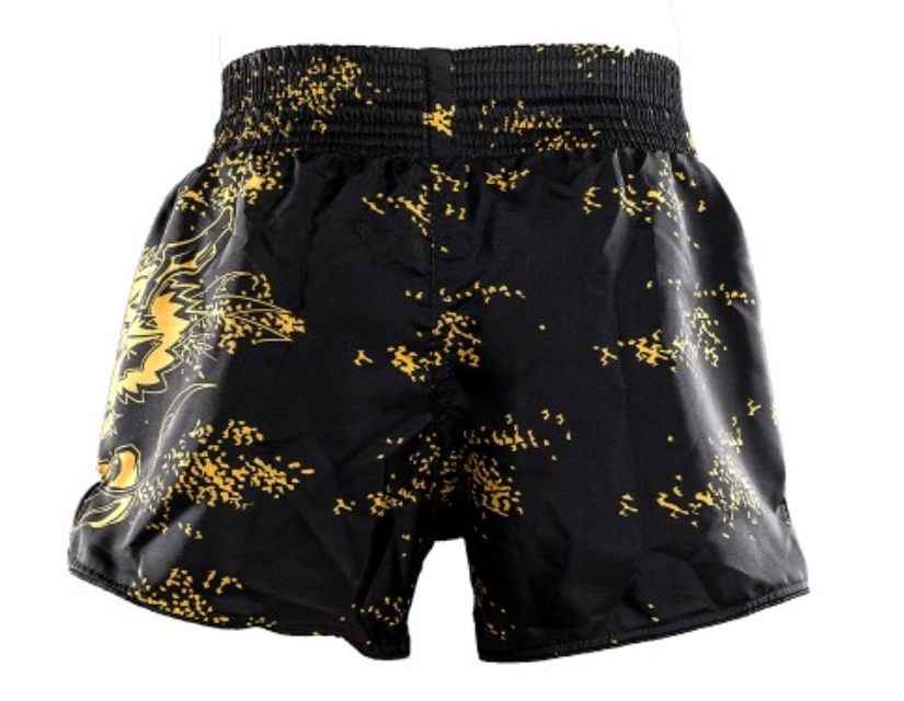 Joya Dragon Kickboks Broekje - Zwart - Goud _ Jokasport.nl