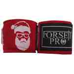 Forseti Pro Bandage - Katoen - Kerstmisprint - Rood - 450cm