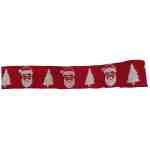 Forseti Pro Bandage - Katoen - Kerstmisprint - Rood - 450cm