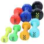 LMX Dumbbells - 2 x 3,0 kg - Vinyl - Rood-498927