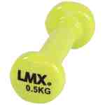 LMX Dumbbells – 2 x 0,5 kg – Vinyl – Geel-0