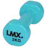 LMX Dumbbells – 2 x 2,0 kg – Vinyl – Lichtblauw-0