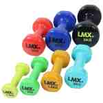 LMX Dumbbells - 2 x 4,0 kg - Vinyl - Donkerblauw-498929