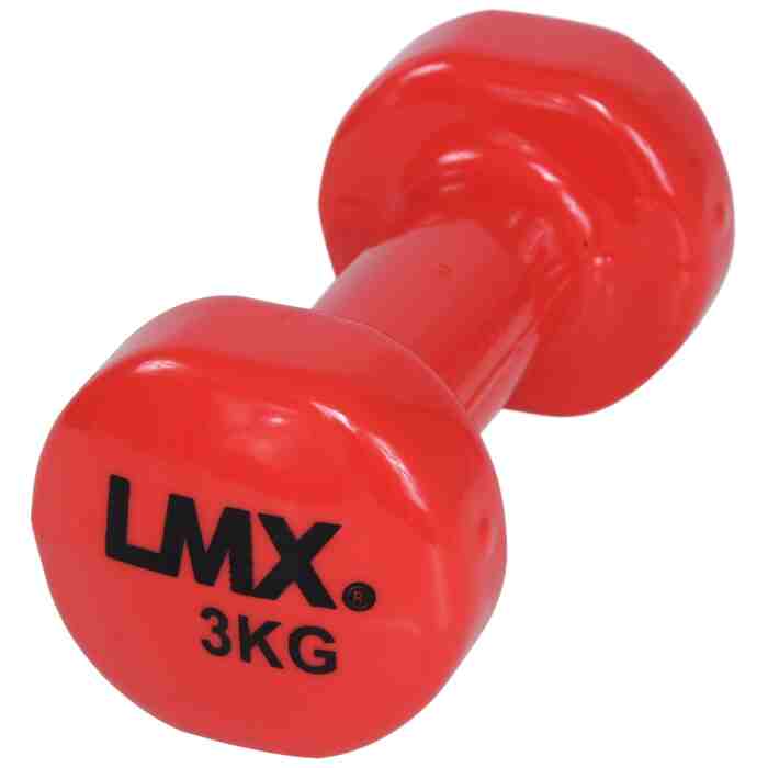 LMX Dumbbells - 2 x 3,0 kg - Vinyl - Rood-0