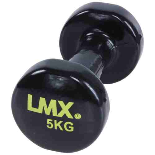 LMX Dumbbells - 2 x 5,0 kg - Vinyl - Zwart-0