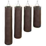 Pro Luxury Bokszak - Retro Bruin - 150 cm - met ketting-0