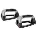 LMX OPDRUKSTEUNEN - PARALLETTES SET - GRIJS - www.jokasport.nl