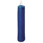 Bokszak - Bisonyl - Blauw - Gevuld en met ketting 180 cm www.jokasport.nl