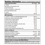 Extasis-Nutrition-Information