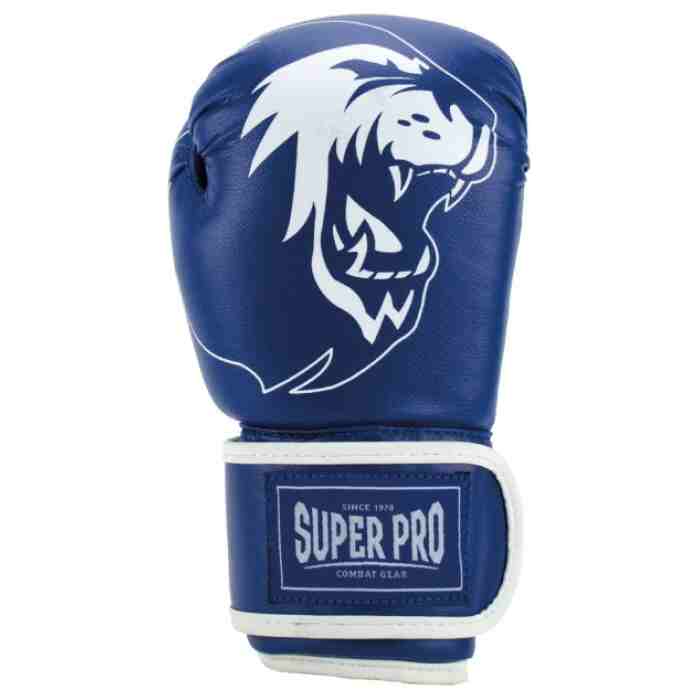 Super Pro Talent Bokshandschoenen Blauw www.jokasport.nl