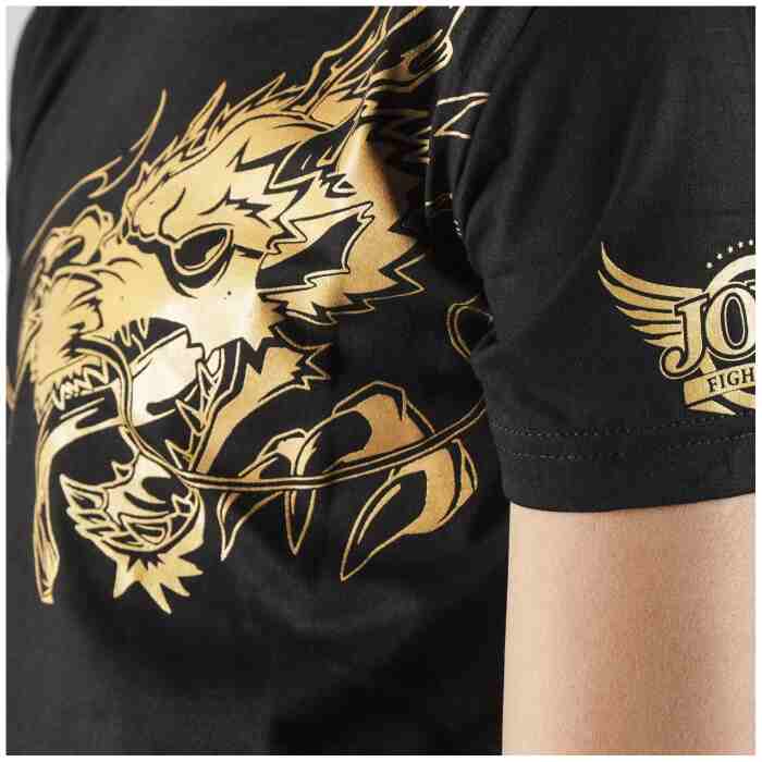 Joya T-Shirt Gouden Draak - Kinderen - Katoen-542192
