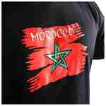 Joya Vlag T - Shirt - Marokko - Zwart-542002