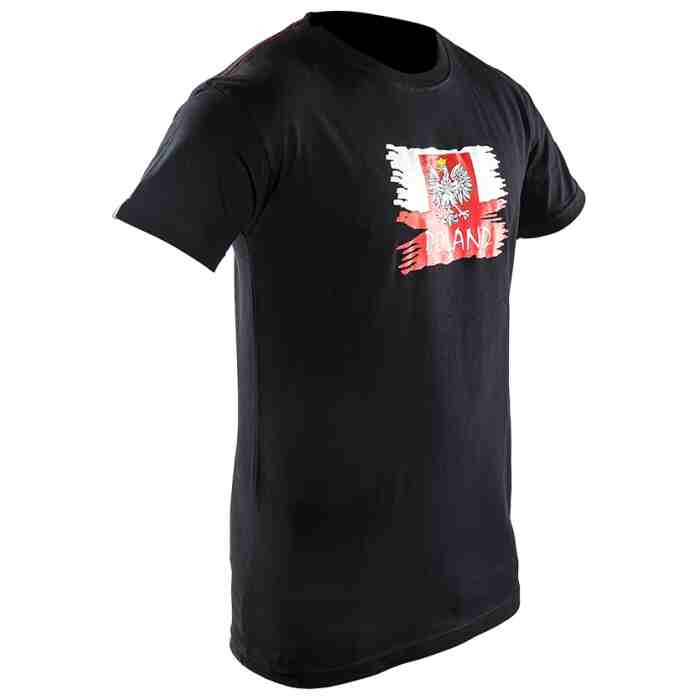 Joya Vlag T - Shirt - Polen - Zwart-0