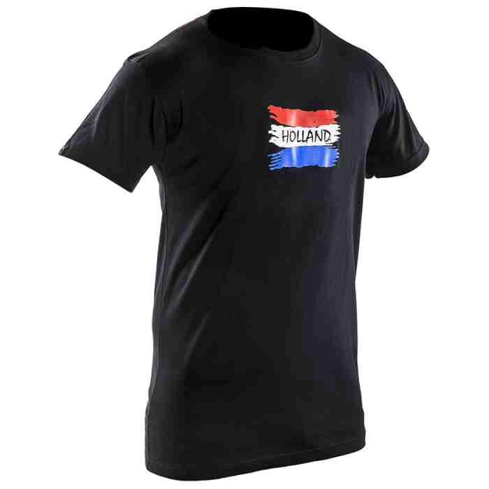 Joya Vlag T - Shirt - Holland - Zwart-0
