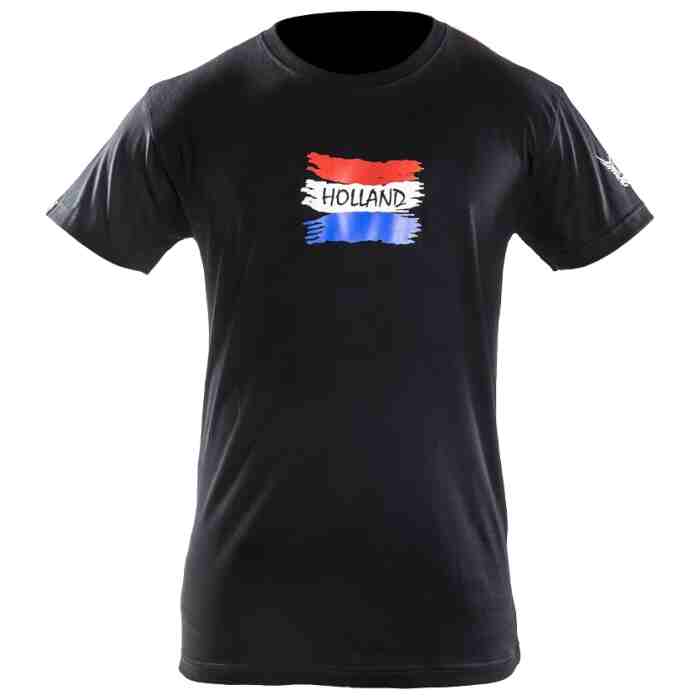 Joya Vlag T - Shirt - Holland - Zwart-542024