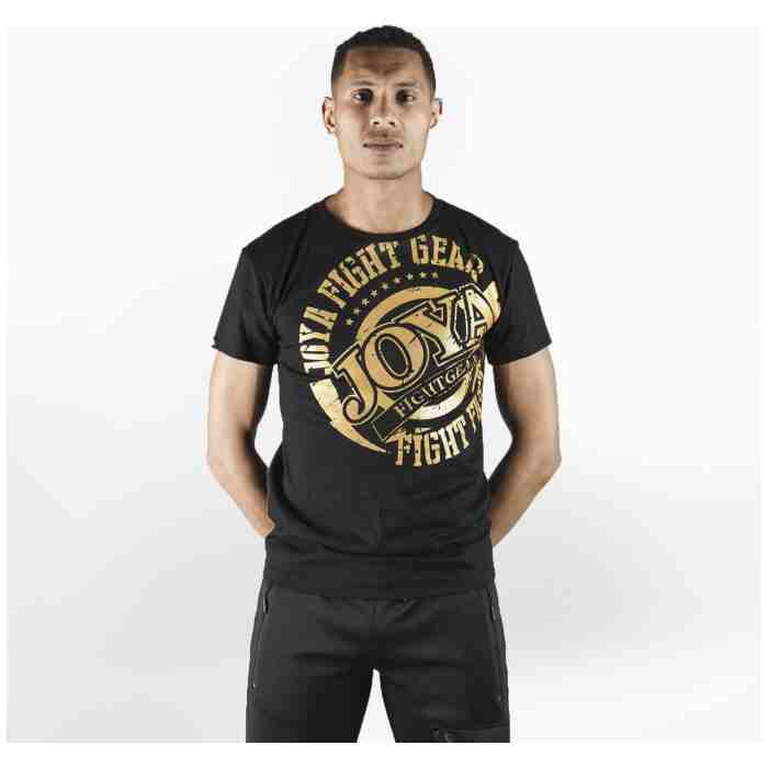 Joya Logo T - Shirt - Zwart met goud-542196