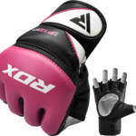 RDX Sports Grappling Gloves Model GGRF-12 – Roze-0