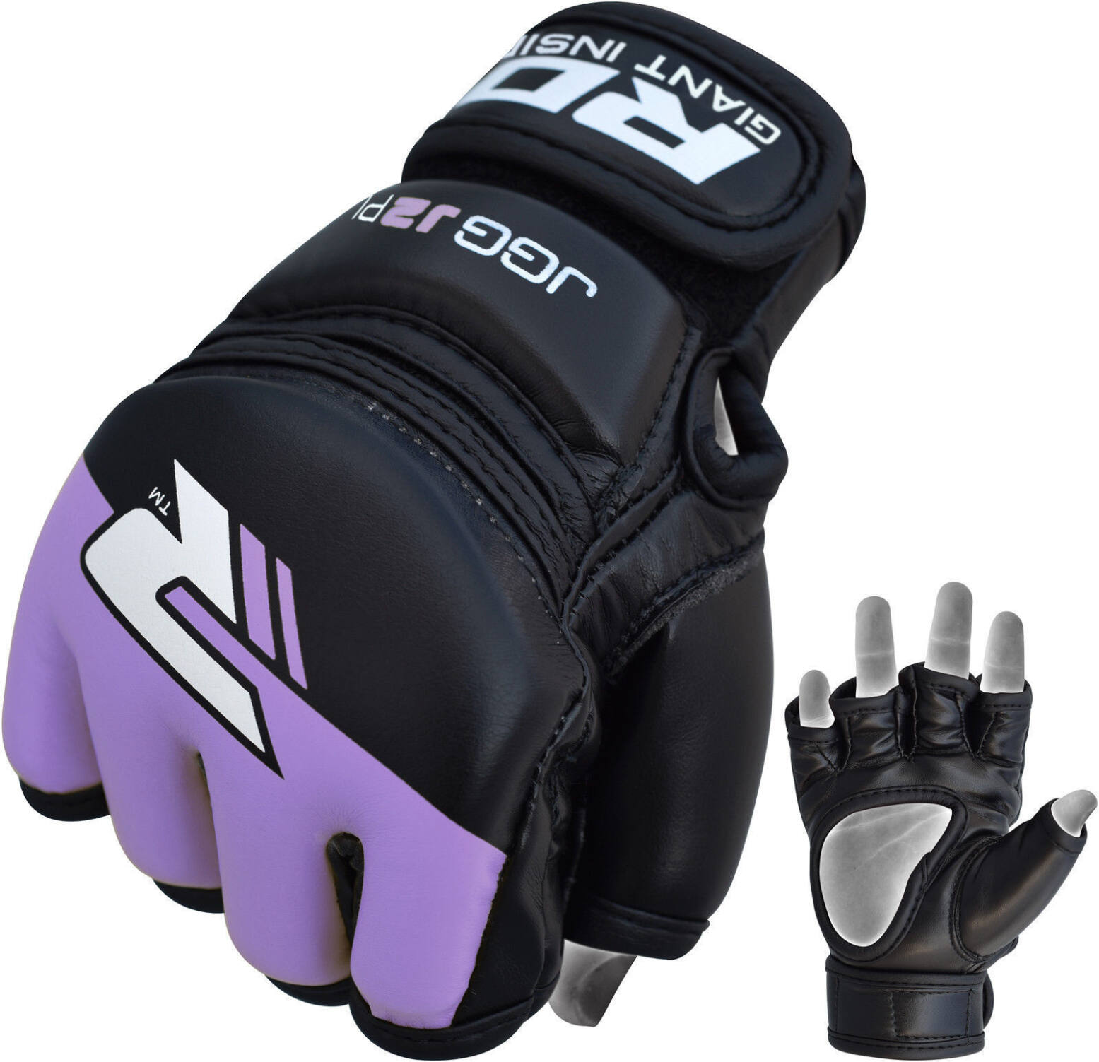 RDX Grappling Gloves Kids - Zwart met roze-538697