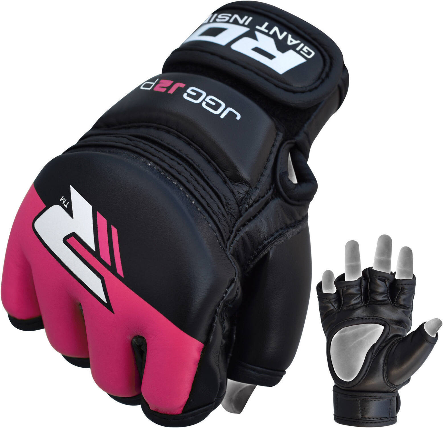 RDX Grappling Gloves Kids - Zwart met roze-538696