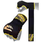 RDX Sports Binnenhandschoenen met padding – Zwart/Geel-0