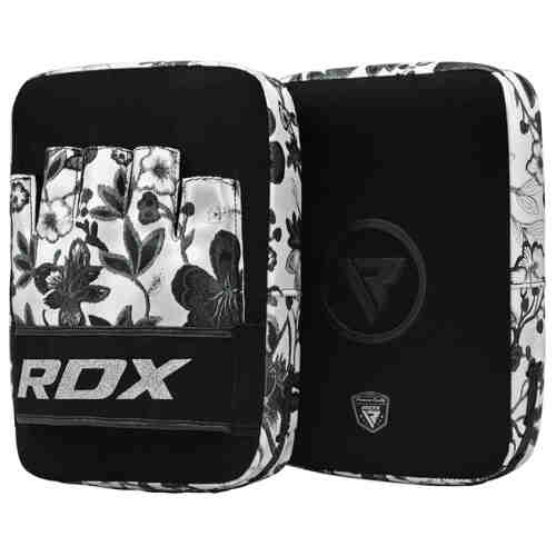 RDX Focus Pads Floral - Zwart met wit-0