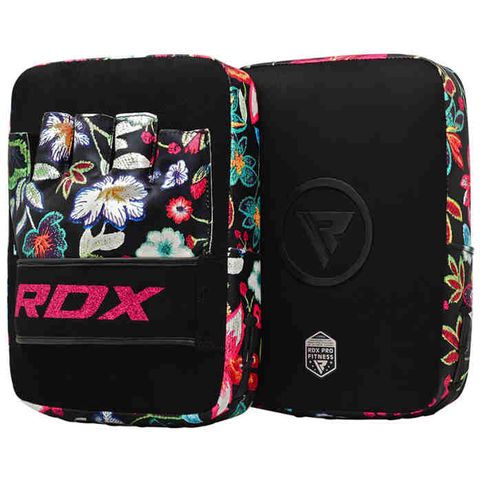 RDX Focus Pads Floral - Zwart met wit-538728