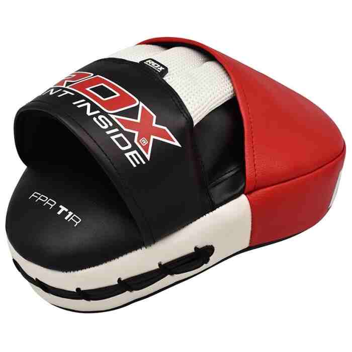 RDX Sports Focus Pads Rex Curve T1 - Rood/Zwart-535901