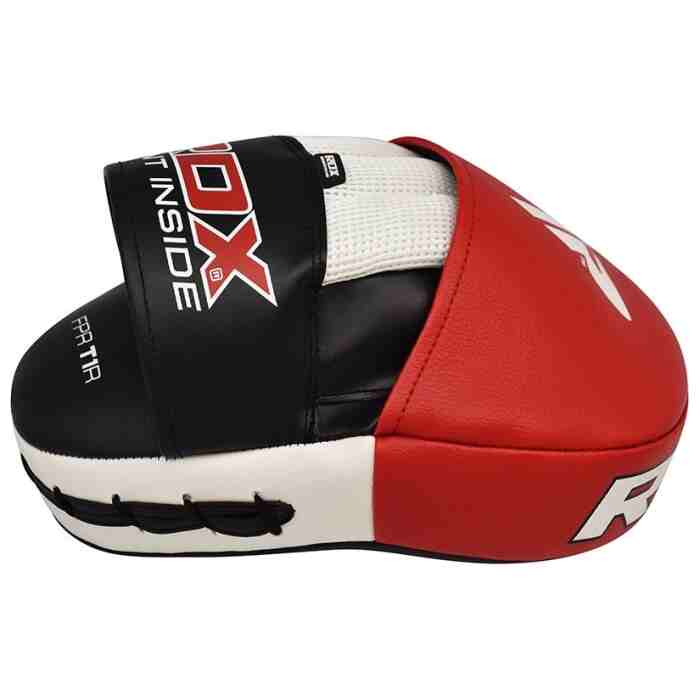 RDX Sports Focus Pads Rex Curve T1 - Rood/Zwart-535903