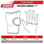 RDX Sports Binnenhandschoenen met padding – Roze-536124