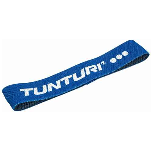 Tunturi Weerstandsband textiel - resistance band - Blauw - Zwaar - jokasport.nl