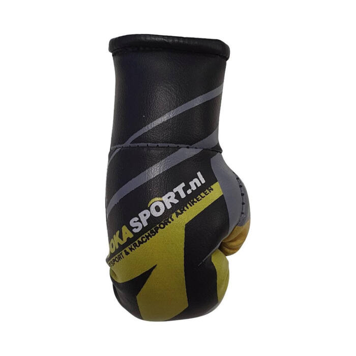 Joka Sport Sleutelhanger Bokshandschoen - Zwart, geel, grijs - www.jokasport.nl