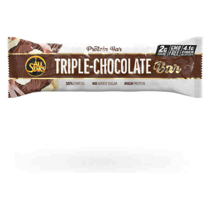 All Stars Eiwitreep - Triple Chocola - per reep - 50 gram